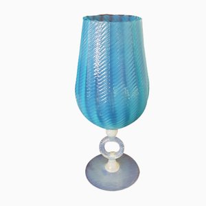 Italian Opalescent Glass Art Vase, 1950s-QDP-590698