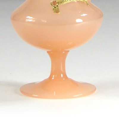 Italian Opaline Fiorentine Glass Vase, 1950s-GIW-1342164