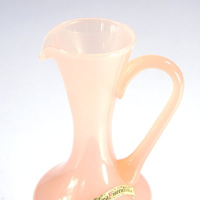 Italian Opaline Fiorentine Glass Vase, 1950s-GIW-1342164