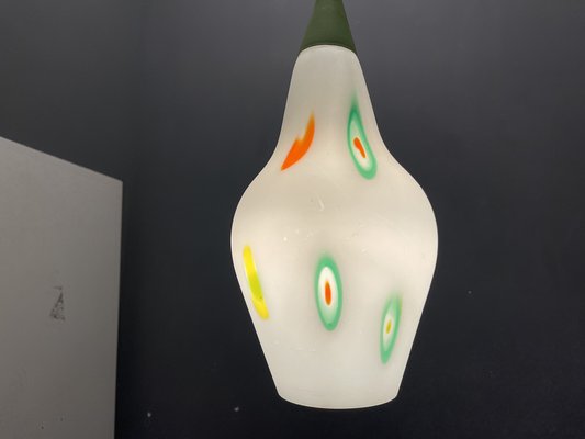 Italian Opaline Glass Light Pendant, 1950s-JJC-1387940