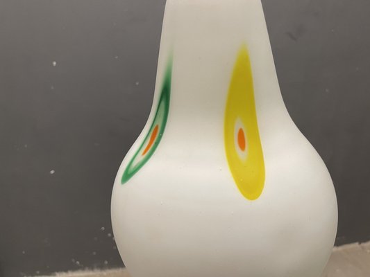 Italian Opaline Glass Light Pendant, 1950s-JJC-1387940