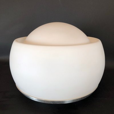 Italian Opaline Glass Table Lamp by Pia Guidetti Crippa for Lumi, 1960s-OT-832818