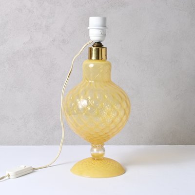 Italian Opaline Murano Glass Table Lamp, 1960s-IXK-879128