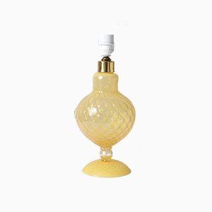 Italian Opaline Murano Glass Table Lamp, 1960s-IXK-879128