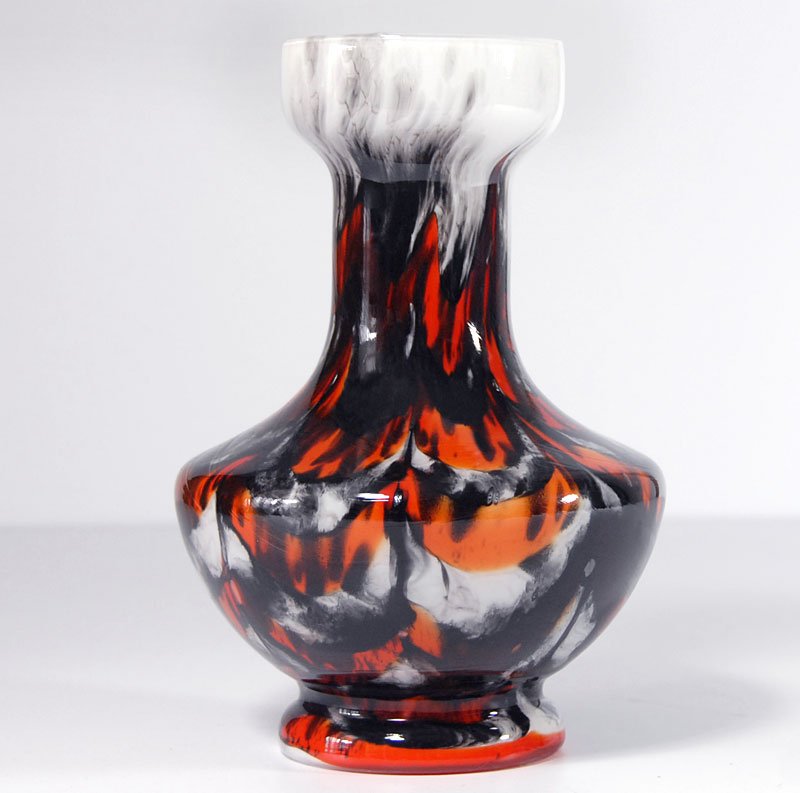 Italian Opaline Vase from Stelvia, 1960s