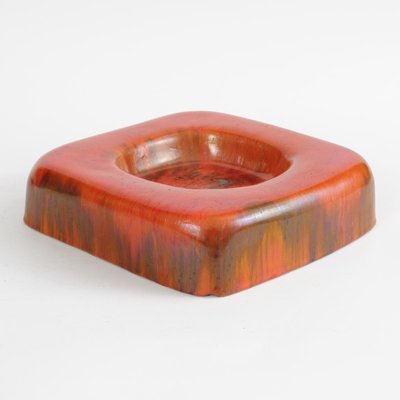 Italian Orange Ceramic Bowl from Centro Ave, 1970s-IXK-541687