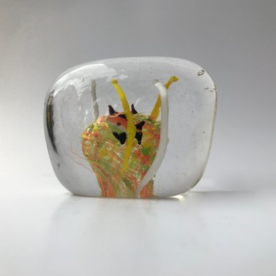 Italian Orange Gold Art Glass Fish Sculpture from Cenedese-JDR-1126306