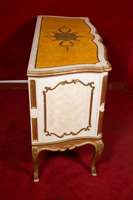 Italian Painted and Gilded Commode, 1950s-WFS-744748