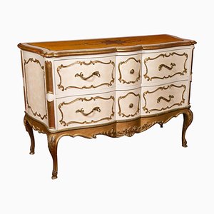 Italian Painted and Gilded Commode, 1950s-WFS-744748