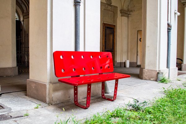 Italian Painted Bench from Alfa Romeo, 2000s-VCV-1415270