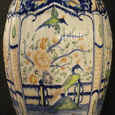 Italian Painted Ceramic Vase-RP-821568