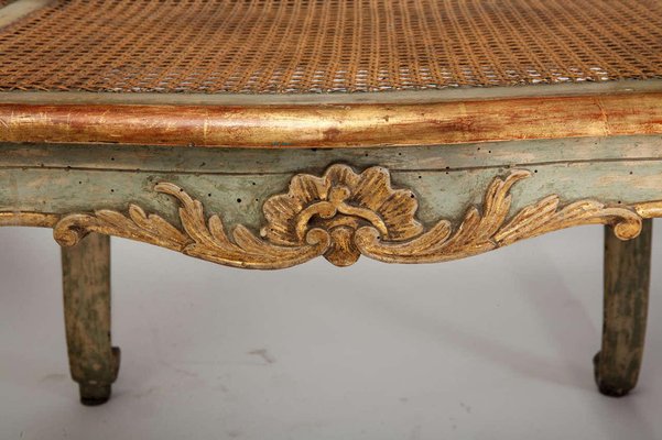 Italian Parcel-Gilt and Painted Canape or Sofa, 18th Century-MBH-1031950