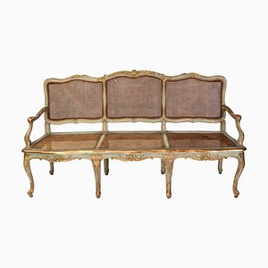 Italian Parcel-Gilt and Painted Canape or Sofa, 18th-Century-MBH-1031606