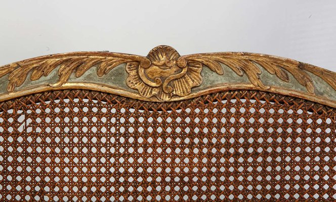 Italian Parcel-Gilt and Painted Sofa, 18th Century-MBH-1032499