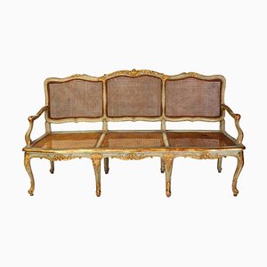 Italian Parcel-Gilt and Painted Sofa, 18th Century-MBH-1032499