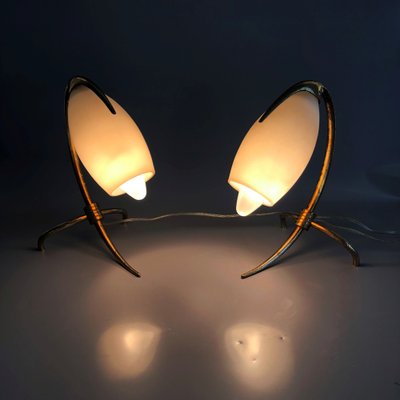 Italian Parrot Table Lights by Oscar Torlasco for Lumi, 1960s, Set of 2-HWV-1123147