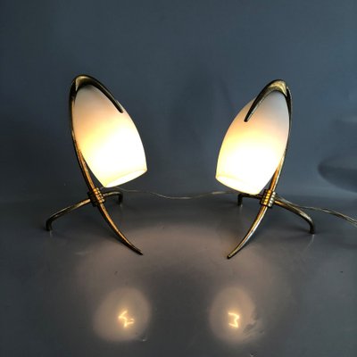 Italian Parrot Table Lights by Oscar Torlasco for Lumi, 1960s, Set of 2-HWV-1123147