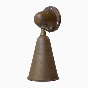 Italian Patinated Copper Nautical Wall Sconce, 1930s-LCR-1386866