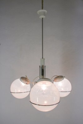 Italian Pendant Lamp in Murano Glass Attributed to Gino Sarfatti, 1970s-MTX-959793