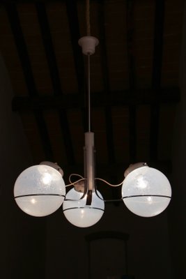 Italian Pendant Lamp in Murano Glass Attributed to Gino Sarfatti, 1970s-MTX-959793