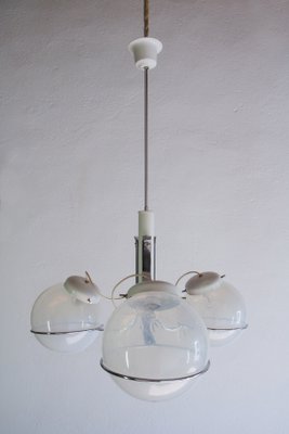 Italian Pendant Lamp in Murano Glass Attributed to Gino Sarfatti, 1970s-MTX-959793