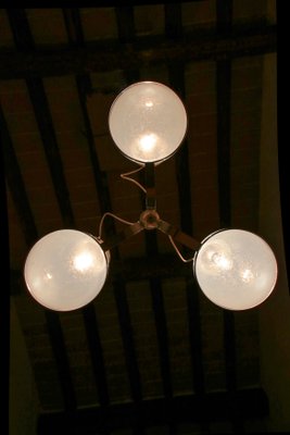 Italian Pendant Lamp in Murano Glass Attributed to Gino Sarfatti, 1970s-MTX-959793