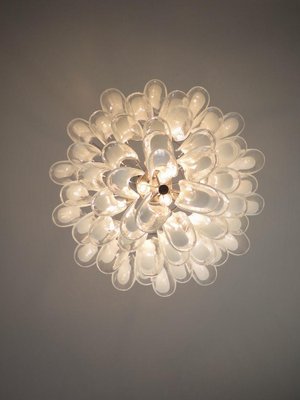 Italian Petal Chandeliers in Murano, Set of 2-OVO-1235340