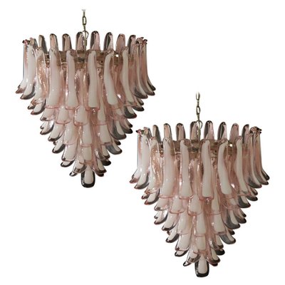 Italian Petal Chandeliers in Murano, Set of 2-OVO-1235269