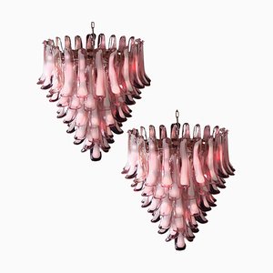 Italian Petal Chandeliers in Murano, Set of 2-OVO-1235269