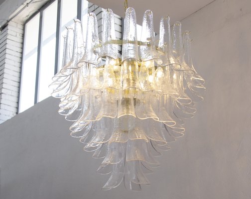 Italian Petal Suspension Lamp in Murano Glass-MPO-1345172