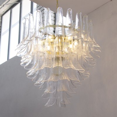 Italian Petal Suspension Lamp in Murano Glass-MPO-1345172