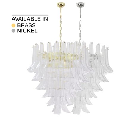 Italian Petal Suspension Lamp in Murano Glass-MPO-1345170