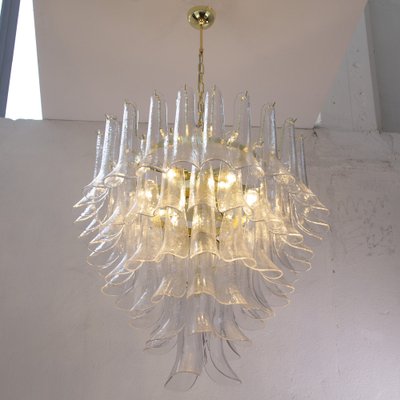 Italian Petal Suspension Lamp in Murano Glass-MPO-1345172