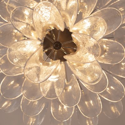 Italian Petal Suspension Lamp in Murano Glass-MPO-1345167