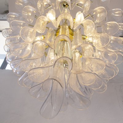 Italian Petal Suspension Lamp in Murano Glass-MPO-1345172