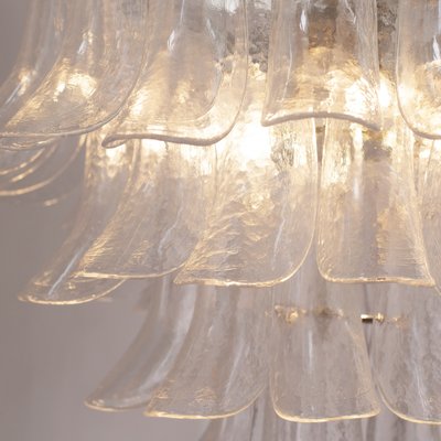 Italian Petal Suspension Lamp in Murano Glass-MPO-1345167