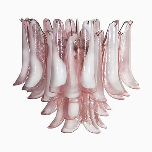 Italian Petals Chandelier in Pink and White Murano-OVO-1235225