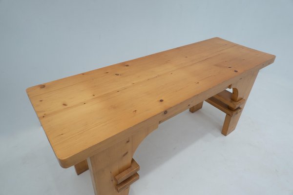 Italian Pine Console, 1960s-FGA-1416609