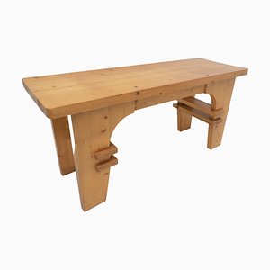 Italian Pine Console, 1960s-FGA-1416609