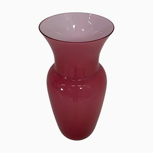 Italian Pink Murano Glass Vase by Tommaso Buzzi, 1990s-FF-2022952