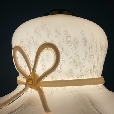 Italian Pink Murano Table Lamp, 1980s-WQC-1286942