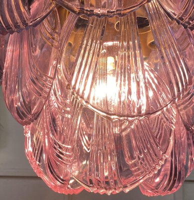 Italian Pink Shell Chandelier, Murano-OVO-1235322