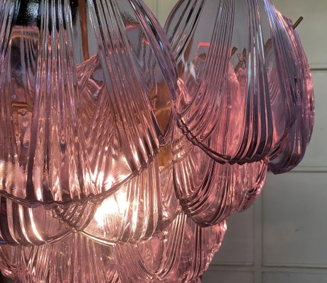 Italian Pink Shell Chandelier, Murano-OVO-1235322