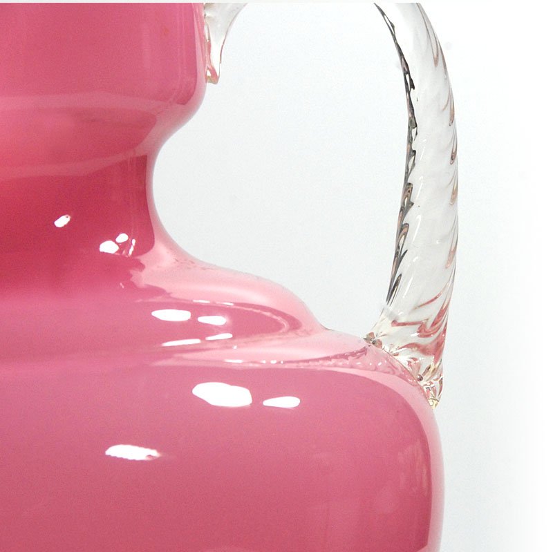 Italian Pink Vase from Empoli, 1960s.