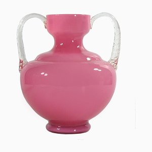 Italian Pink Vase from Empoli, 1960s.-GIW-1772731