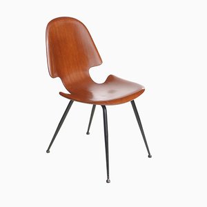 Italian Plywood Dining Chair by Carlo Ratti for Compensati Curvati, 1950s-GKB-562010