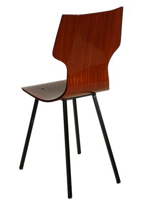 Italian Plywood Dining Chairs, 1950s, Set of 2-GKB-562006