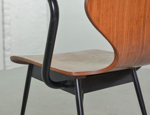 Italian Plywood Side Chairs by Carlo Ratti for Legni Curvati, 1950s, Set of 2-IXC-557431