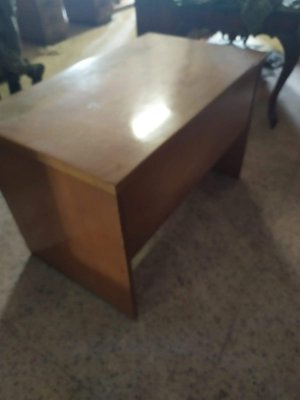 Italian Plywood Veneer Desk, 1950s-RAQ-655133