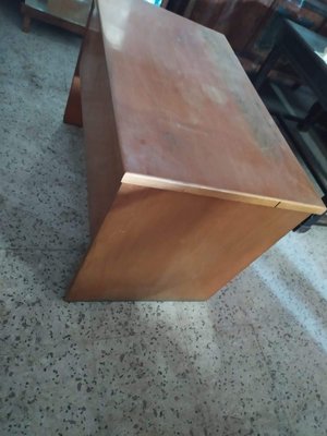 Italian Plywood Veneer Desk, 1950s-RAQ-655133